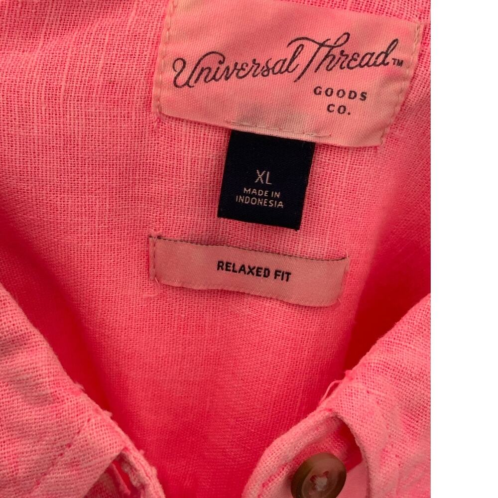 Universal Threads Linen Blend Button Down Top siz… - image 7